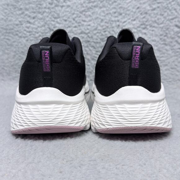 Skechers Max Cushioning Elite 2.0 Womens Size 9 Wide Running Shoes Black Pink - Picture 4 of 9